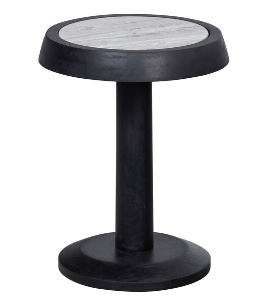 Table D'Appoint  - Mango Wood - Noir - 46x36x36  - Nanne