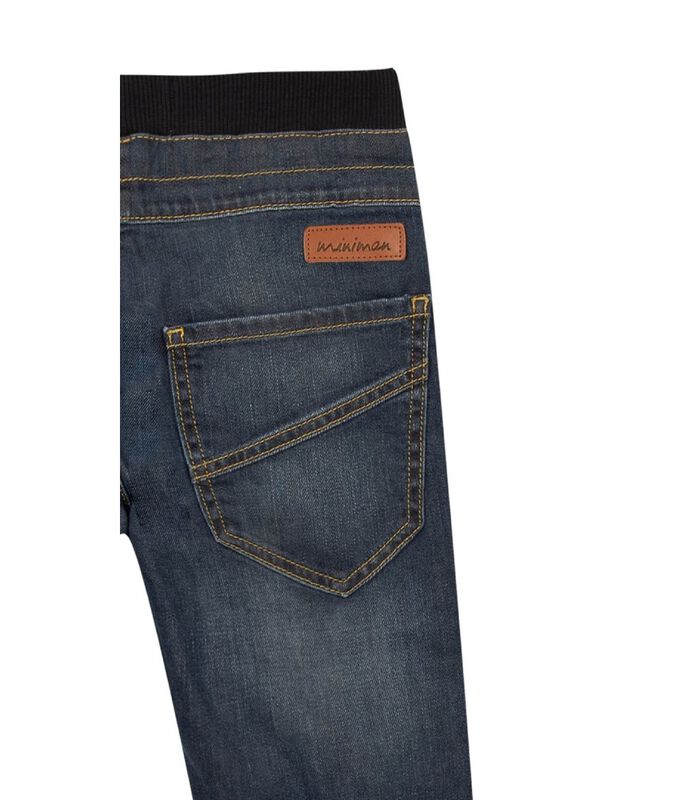 5 pocket jeans met elastiek in de taille image number 3
