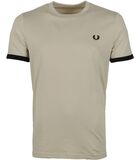 Fred Perry T-Shirt Ringer Beige image number 0