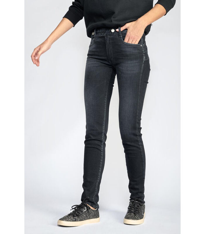 Jeans push-up slim hoge taille PULP, lengte 34 image number 3
