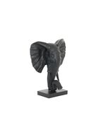 Ornament Elephant - Zwart - 30x15x35.5cm image number 1