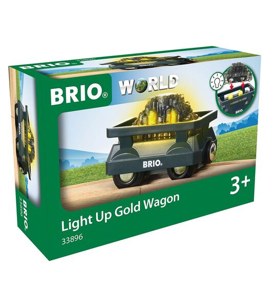 BRIO Lichtgevende goudwagon -33896