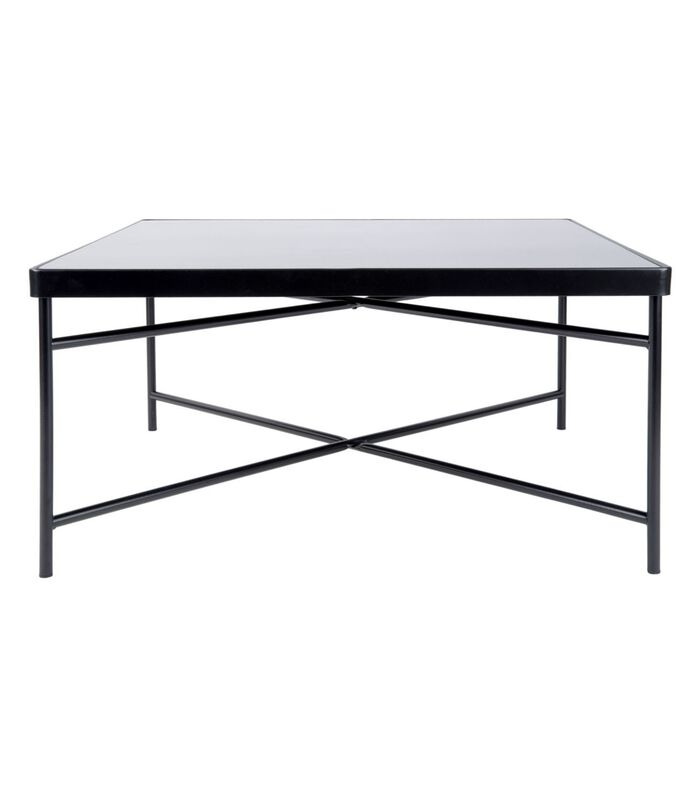 Table de salon Smooth - Noir - 80x80x40cm image number 0