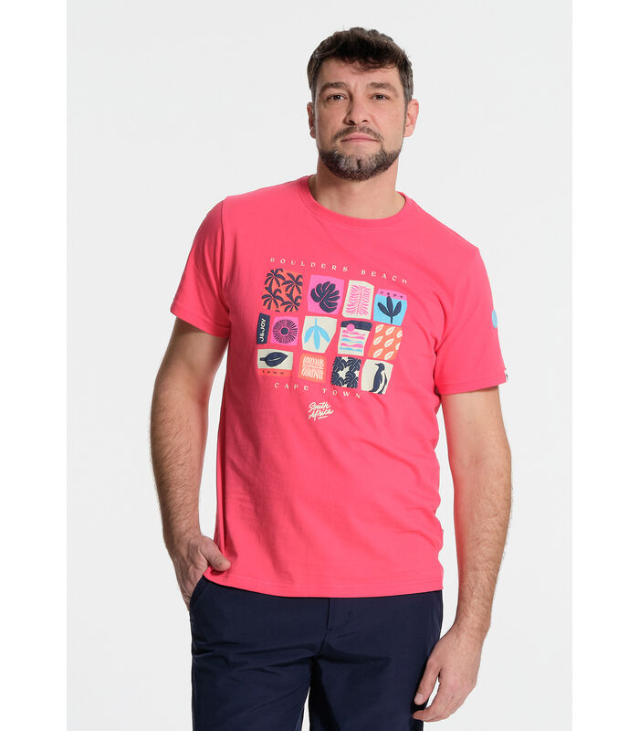 T-shirt coton motif devant image number 0