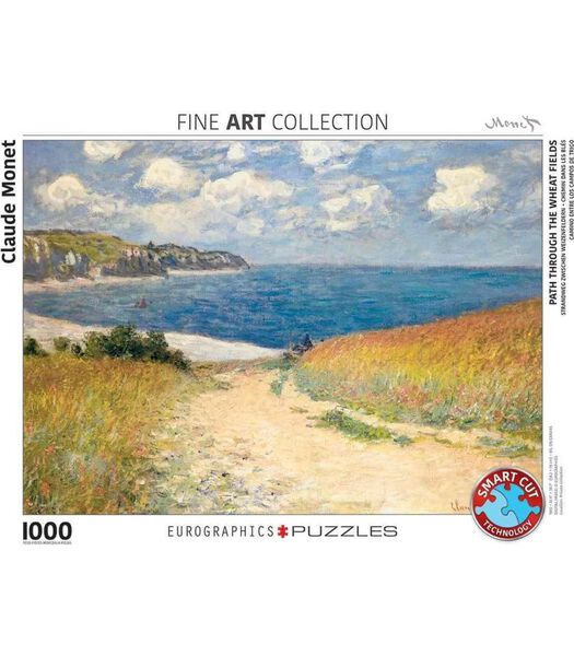 Path Through the Wheat Fields - Claude Monet (1000)