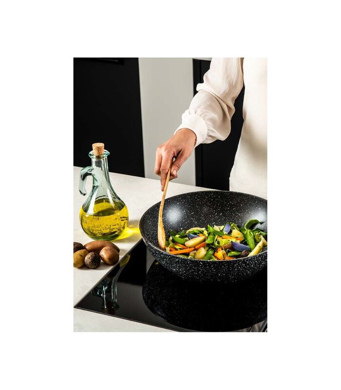 Poêle à wok  Marble - ø 30 cm - Revêtement antiadhésif standard image number 2