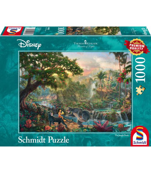 Puzzle  Disney Le livre de la jungle - 1000 pièces - 12 ans et plus