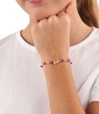 Bracelet pour fille, acier inoxydable, pierre précieuse | étoile image number 3