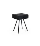 Black - Table de chevet - noir - acacia - 1 tiroir image number 0