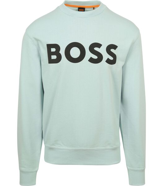 BOSS Sweater Logo Turqouise