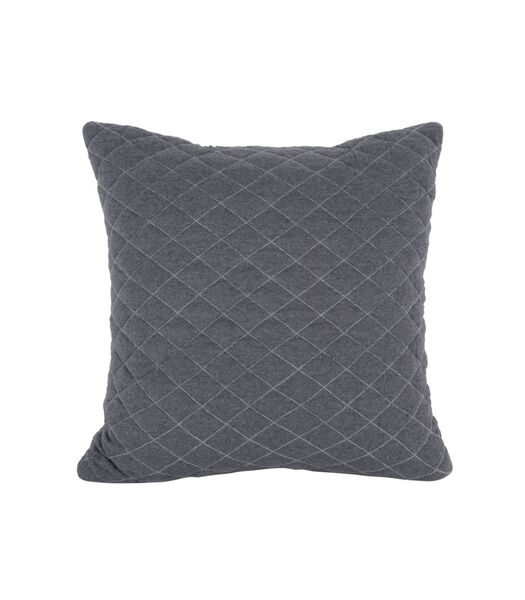 Coussin Diamonds Quilted - Gris - 45x45x15cm