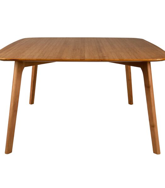 Table basse en bambou - Marron - 80x80x45 cm