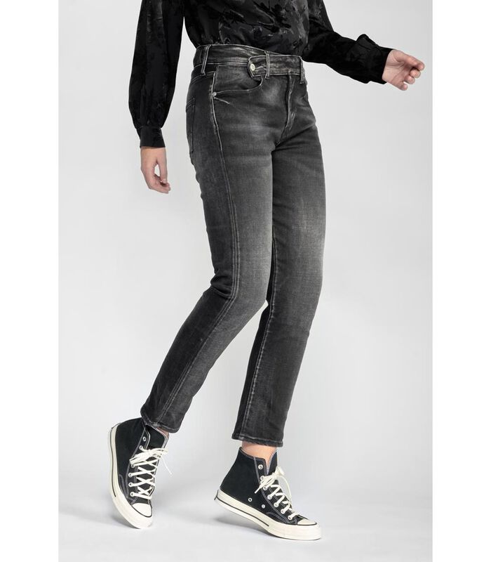 Jeans regular, droit 400/17 mom taille haute 7/8ème image number 3