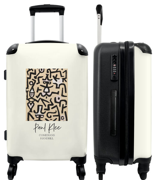 Bagage à main Valise avec 4 roues et serrure TSA (Art - Abstrait - Paul Klee - Moderne)