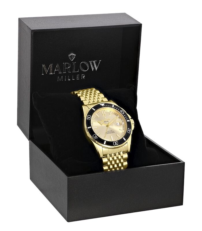 Marlow Miller horloge met goudkleurige band image number 4