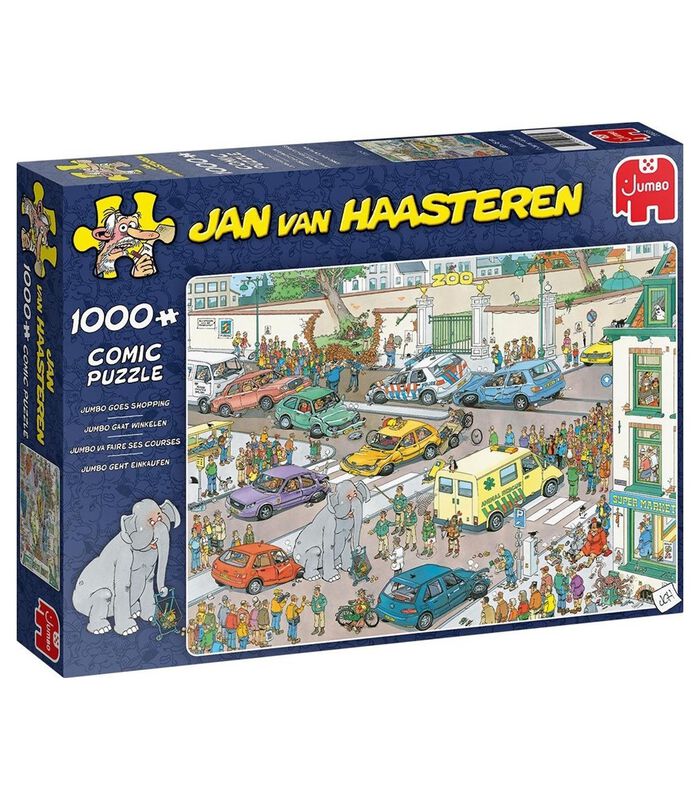 puzzel Jan van Haasteren Gaat winkelen - 1000 stukjes image number 2