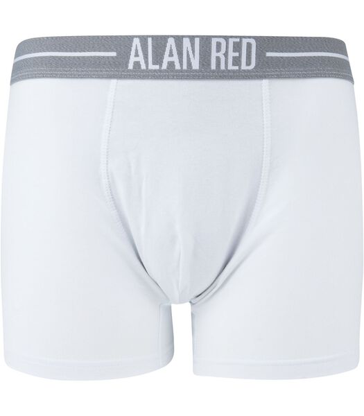 Alan Red Boxers Lot de 2 Blanc