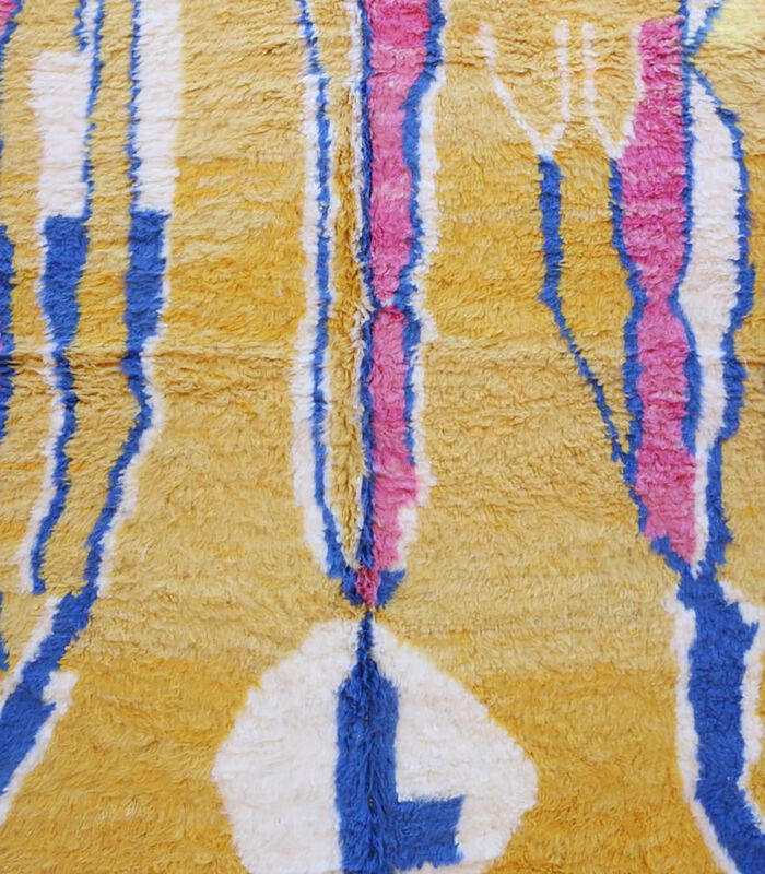 Marokkaans berber tapijt pure wol 145 x 259 cm image number 4