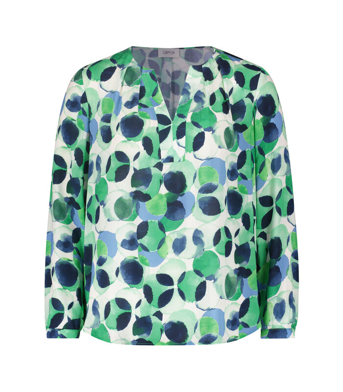 Casual blouse met stippen image number 2
