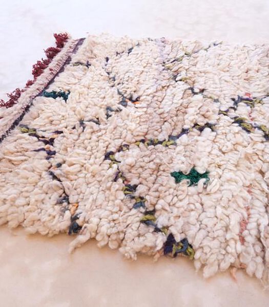 Marokkaans berber tapijt pure wol 178 x 55 cm