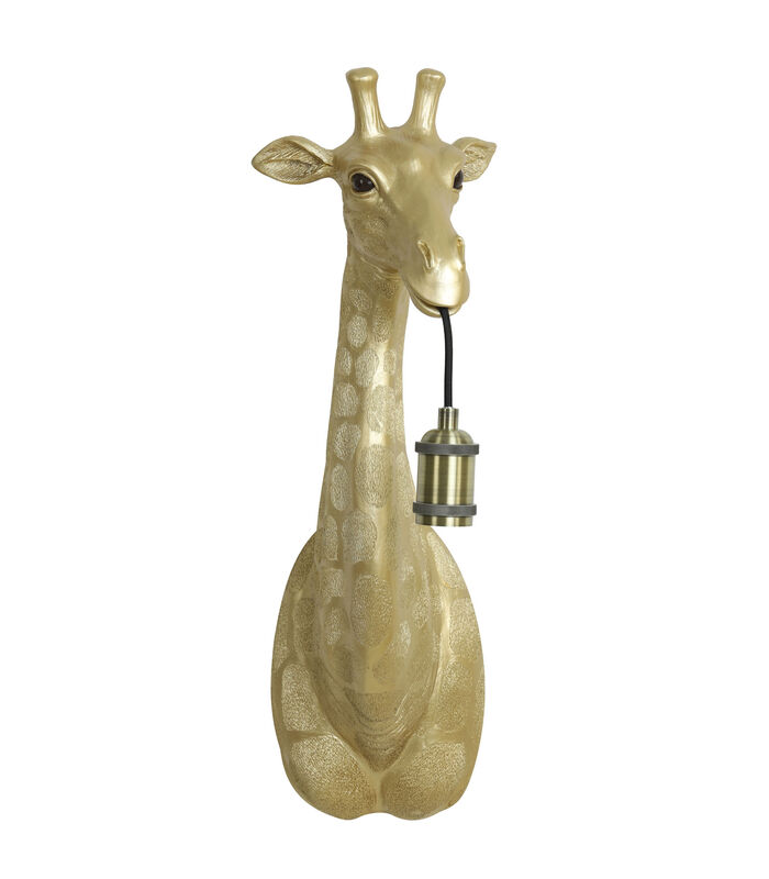 Wandlamp Giraffe - Goud - 20,5x19x61cm image number 4