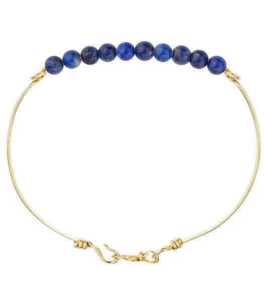Bracelet Lapis Lazuli sur fil d'or 14K gold-filled