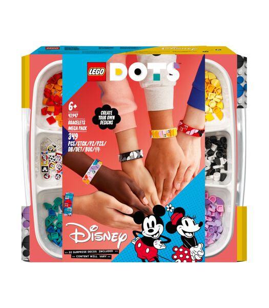 DOTS 41947 Méga-boîte de Bracelets Mickey et ses Amis