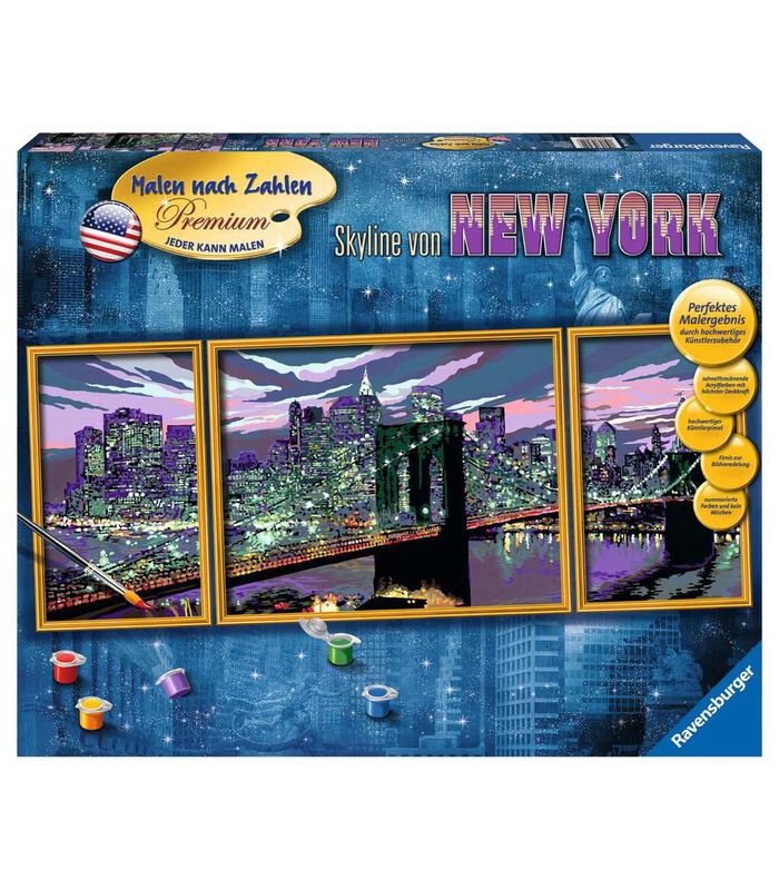 Schilderen op nummer Skyline van New York image number 2
