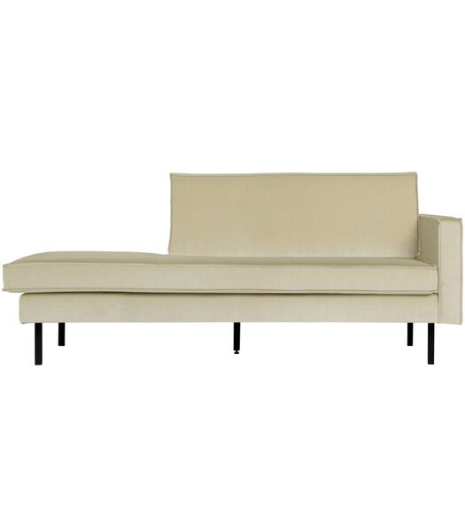 Rodeo Daybed Rechts - Polyester - Pistache - 85x203x86