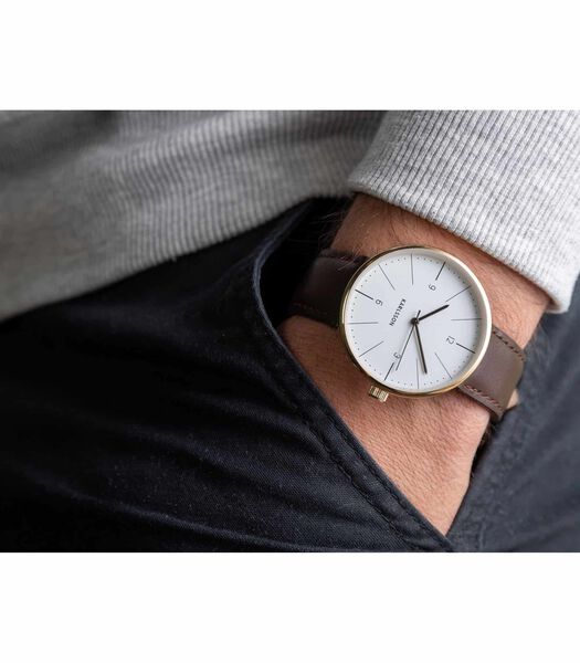 Horloge Normann - Wit - Ø4cm