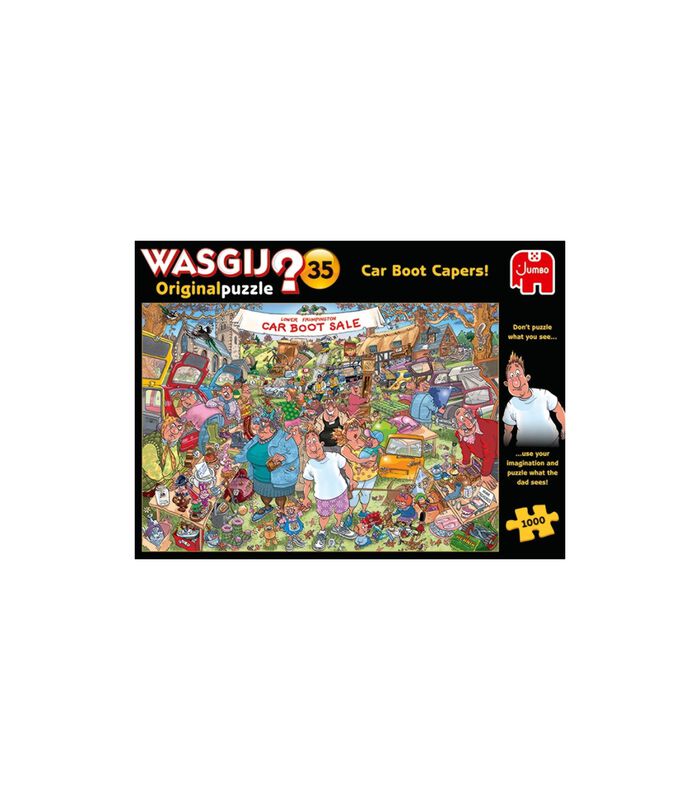 Puzzle jumbo Wasgij Original 35 INT - Marché aux puces - 1000 pièces image number 3