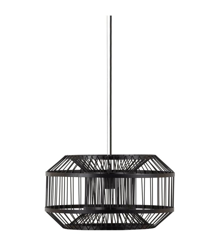 Lampe à suspension - Métal - Noir - 29x50x50 - Esila image number 0