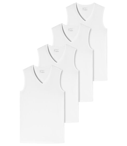4 Pack - 95/5 - Organic Cotton - Onderhemd