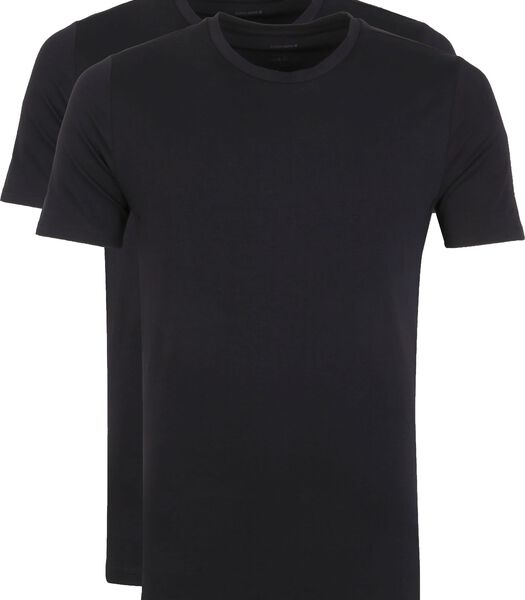 Thomas T-Shirts 2-Pack Zwart