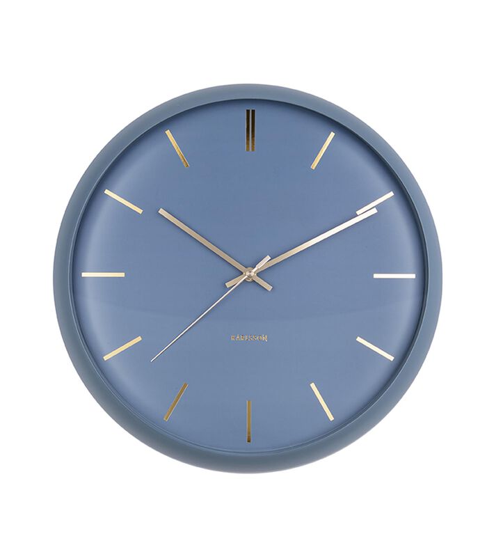 Horloge murale Globe - Bleu foncé - Ø40cm image number 1