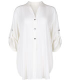 Zomerse overhemd tuniek met driekwart mouwen Panama image number 2