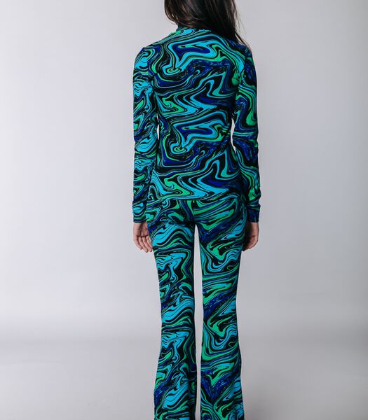 Swirl pantalon Multicolore