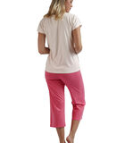 Pyjama loungewear palazzo broek t-shirt Let It Grow image number 1