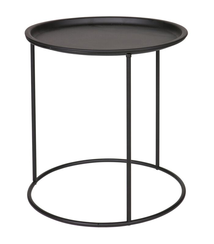 Table Basse - Métal - Noir - 43x40x40  - Ivar image number 1