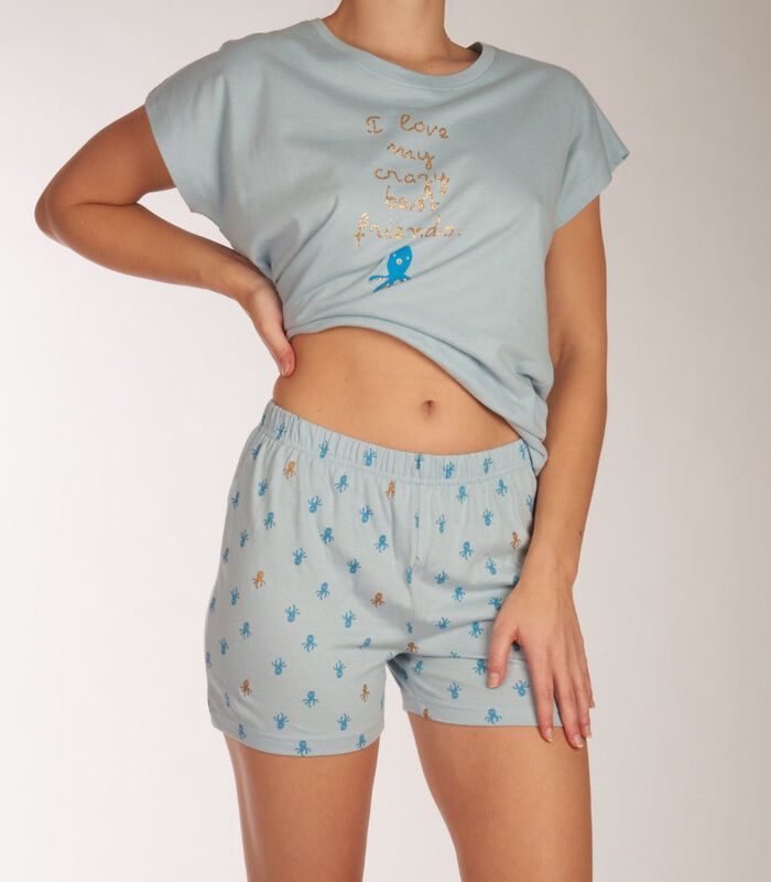 Pyjama korte mouwen korte broek SANDY image number 4