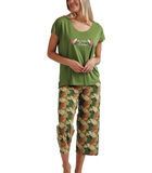 Pyjama loungewear palazzo broek t-shirt Apres Sleep image number 0