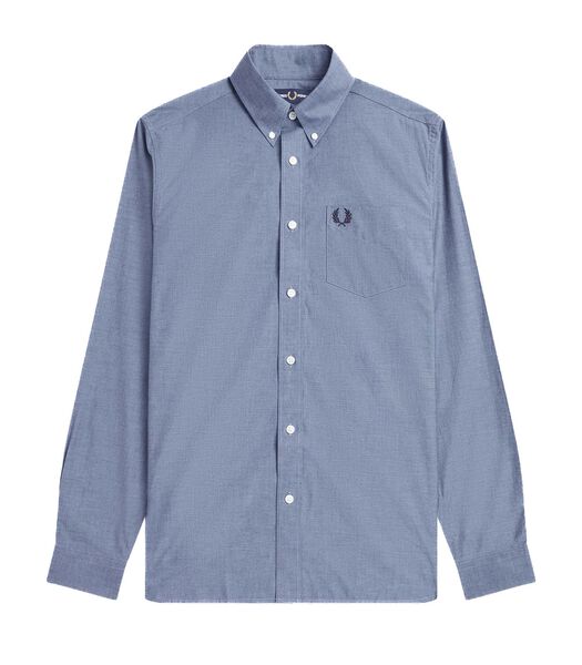 Fred Perry Blauw Overhemd