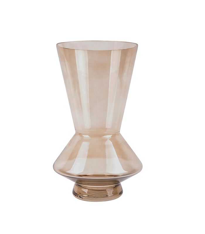 Vase Glow - Marron sable - Ø17x28cm image number 0
