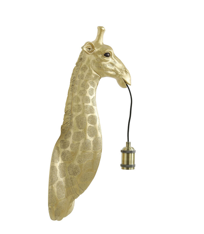 Wandlamp Giraffe - Goud - 20,5x19x61cm image number 3