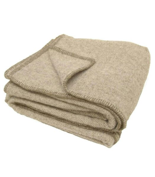 Mills deken Killarney Wool Wol Bruin