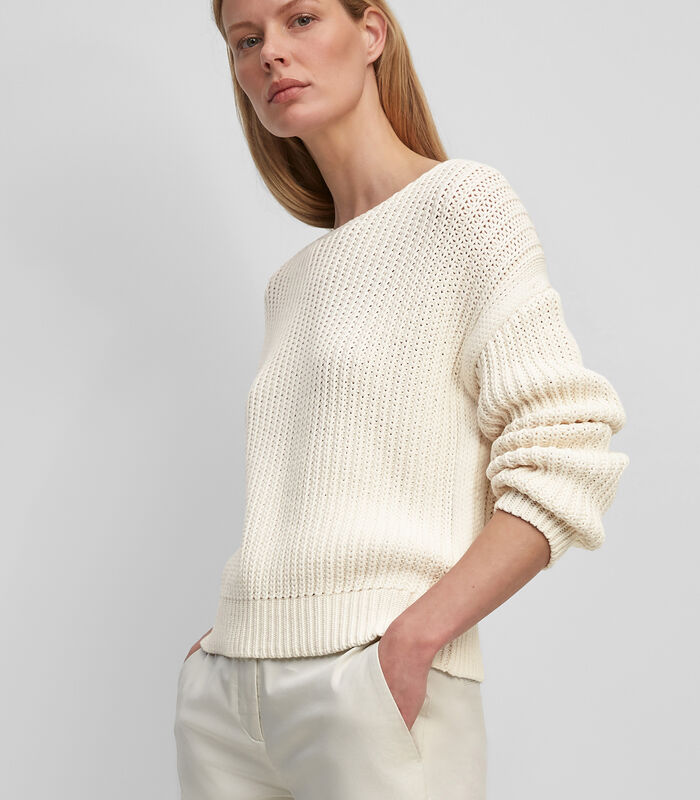 Pull-over en maille chunky image number 1