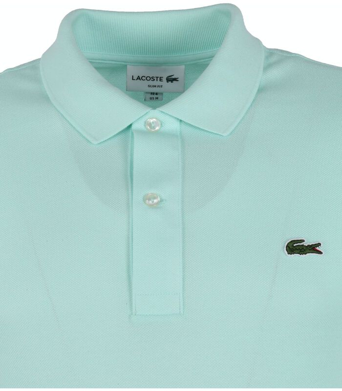 Lacoste Polo Piqué Turquoise image number 1