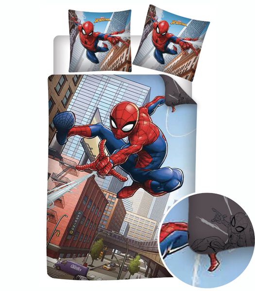 Housse de couette Spiderman Coton