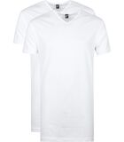 Vermont Extra Lange T-Shirts Wit (2Pack) image number 0