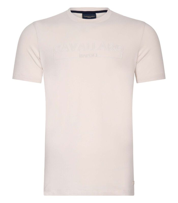 Beciano T-Shirt Logo Ecru image number 0